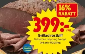 Brödernas - Grillad rostbiff