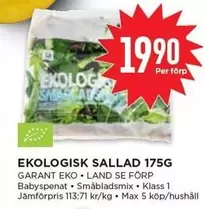Garant - EKOLOGISK SALLAD