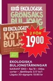 Garant - EKOLOGISKA BULJONGTÄRNINGAR