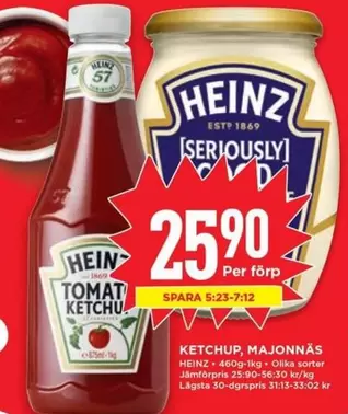 Heinz - Ketchup, Majonnäs