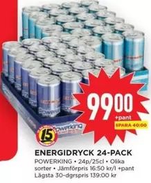 powerking - ENERGRIDRYCK 24-PACK