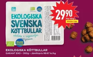 EKO - LOGISKA SVENSKA KÖTTBULLAR