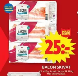 BACON SKIVAT