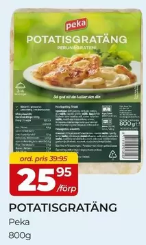 Peka - POTATISGRATÄNG
