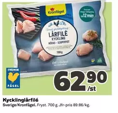 Kronfågel - Kycklinglårfilé