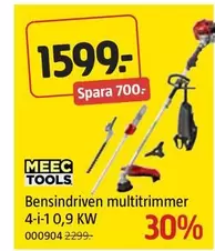 Meec Tools - Bensindriven multitrimmer 4-i-1 0,9 KW 000904 2299.-