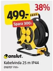 Kabelvinda 25 m IP44