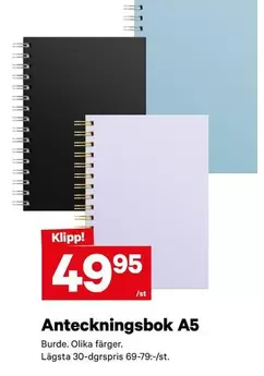 Anteckningsbok A5