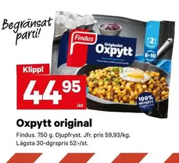 Findus - Oxpytt original