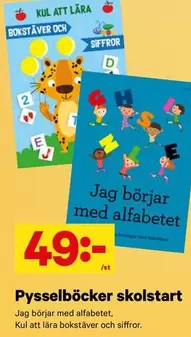 Pysselböcker skolstart