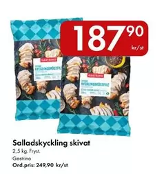 Salladskyckling skivat