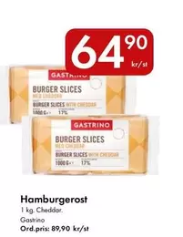Hamburgerost Burger Slices