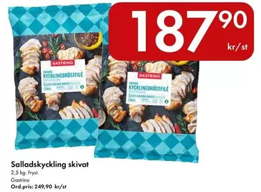 Salladskyckling skivat