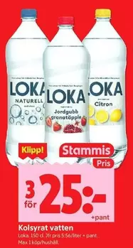 Loka - Kolsyrat vatten
