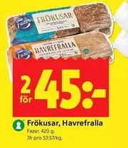Fazer - Frökusar, Havrefralla