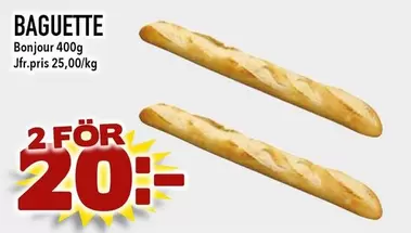 Bonjour - BAGUETTE
