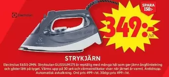 Electrolux - STRYKRJÄRN ( E6SI1-2MN, Stryklålun GIUSSIM175?)