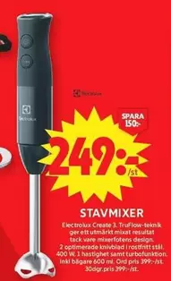 Electrolux - Stavmixer Create 3