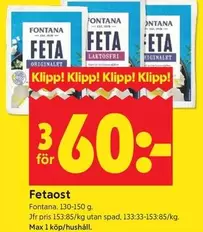 Fontana - Fetaost