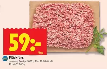 Fläskfärs