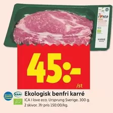 Ekologisk benfri karré