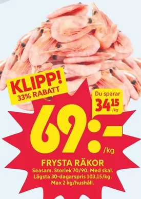 Frysta Räkor