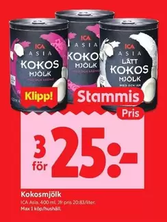 KOKOS MJÖLK