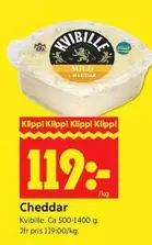 Kvibille - Cheddar