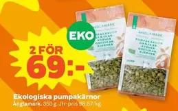 Änglamark - Ekologiska pumpakärnor