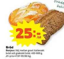 Bonjour - Bröd