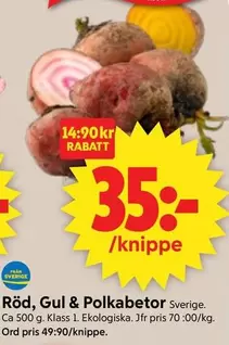 Röd, Gul & Polkabetor