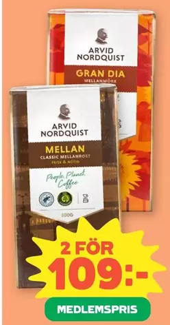 Arvid Nordquist - Classic Mellanrost Coffee