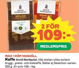 Arvid Nordquist - Kaffe