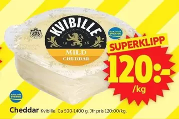 Kvibille - Mild Cheddar