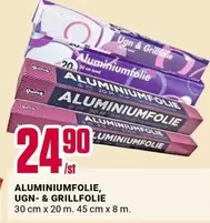 ALUMINIUMFOLIE, UGN- & GRILLFOLIE