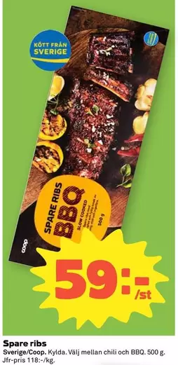 Coop - Spare ribs BBQ