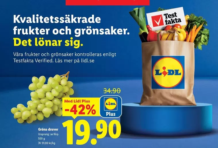Mer - Frukt och grönsaker
