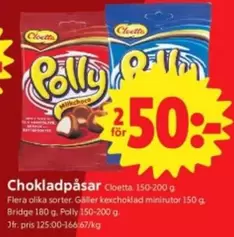 Cloetta - Chokladp
uevo00e5sar