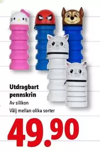 Utdragbart pennskrin