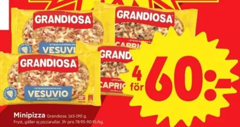Grandiosa - Minipizza Vesuvi