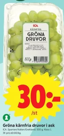 Gröna druvor