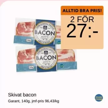 gevalia - Skivat bacon