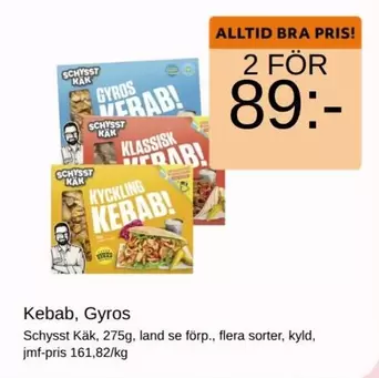 Kebab, Gyros