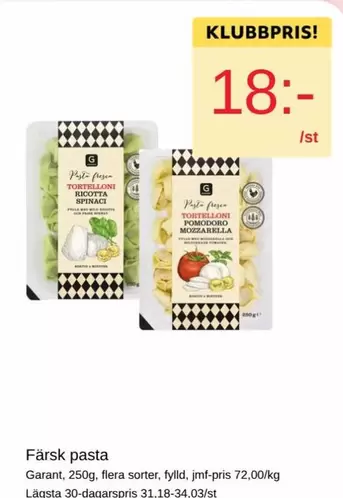 Garant - Färsk pasta