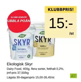 EKO - Ekologisk Sk kyr