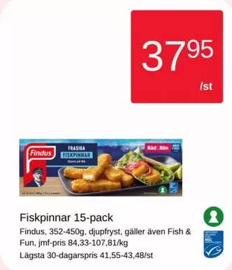 Findus - Fiskpinnar