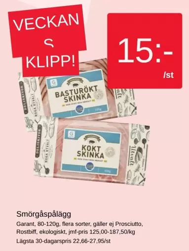 Garant - Smörgåspålägg