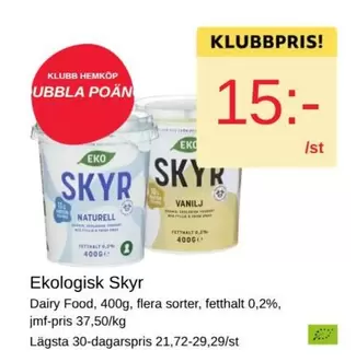 EKO - Ekologisk Skryr