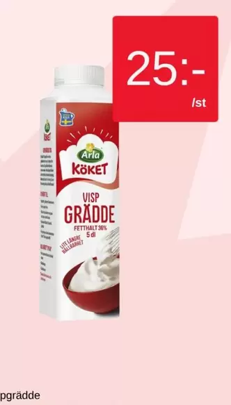 Arla - Visp Grädde