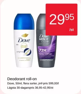 Dove - Deodorant roll-on